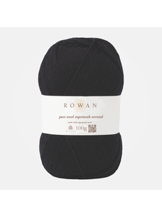 Rowan Pure Wool Superwash Worsted | 109 (Black)