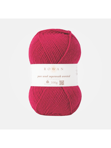 Rowan Pure Wool Superwash Worsted | 124 (Rich Red)