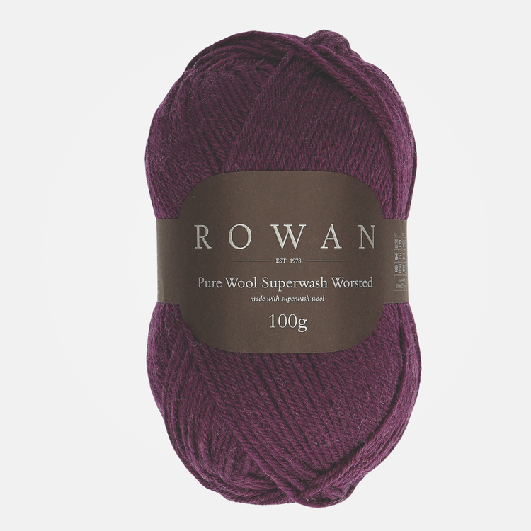 Rowan Pure Wool Superwash Worsted | 198 (Eggplant)