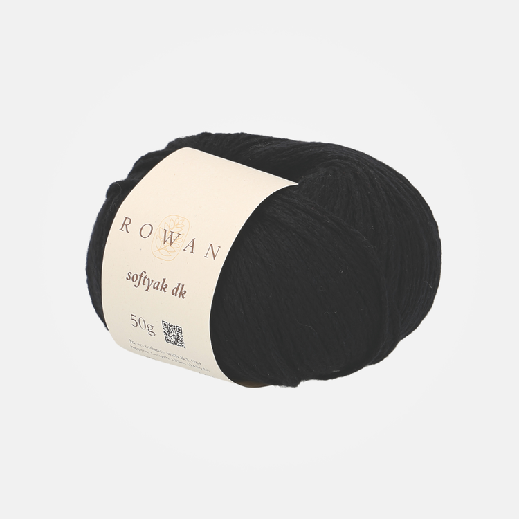 Rowan Softyak DK | 250 (Black)