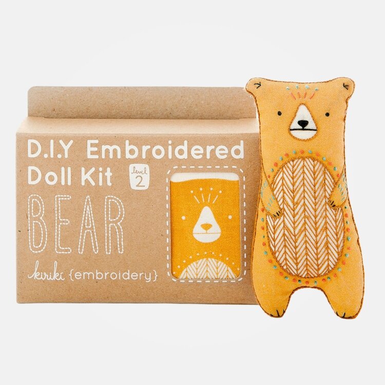 Kiriki Press Bear Embroidery Kit
