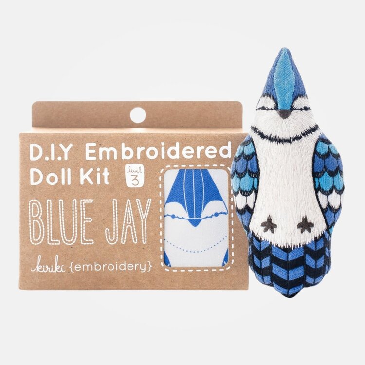 Kiriki Press Blue Jay Embroidery Kit