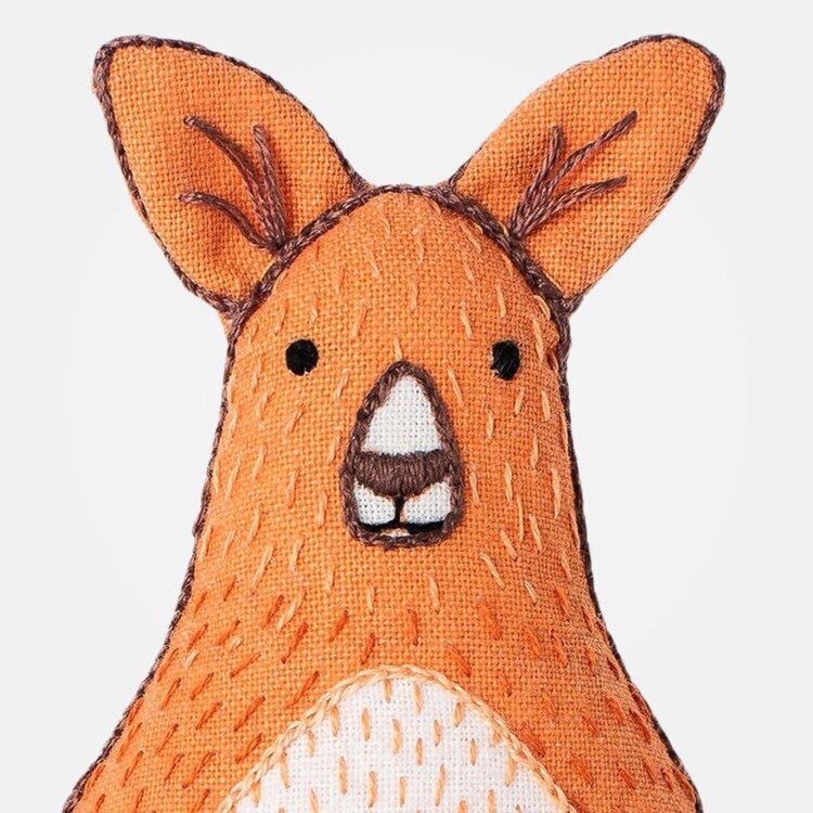 Kiriki Press Kangaroo Embroidery Kit