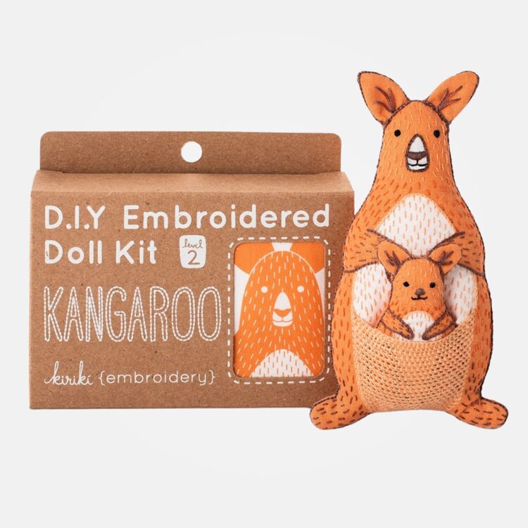 Kiriki Press Kangaroo Embroidery Kit