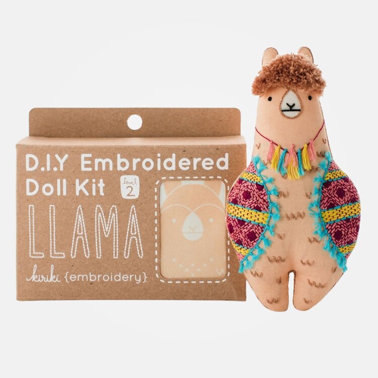 Kiriki Press Llama Embroidery Kit