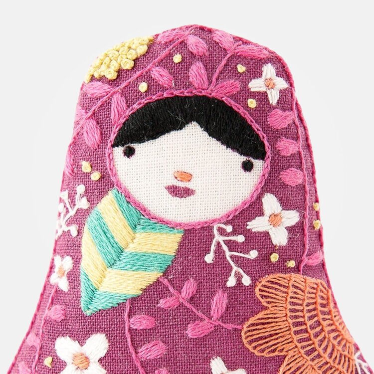 Kiriki Press Matryoshka Embroidery Kit