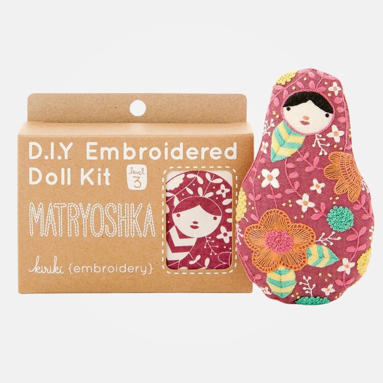 Kiriki Press Matryoshka Embroidery Kit