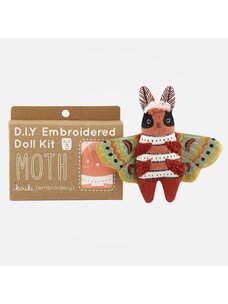 Kiriki Press Moth Embroidery Kit