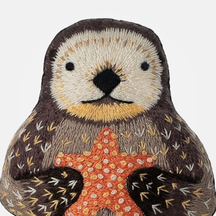 Kiriki Press Otter Embroidery Kit