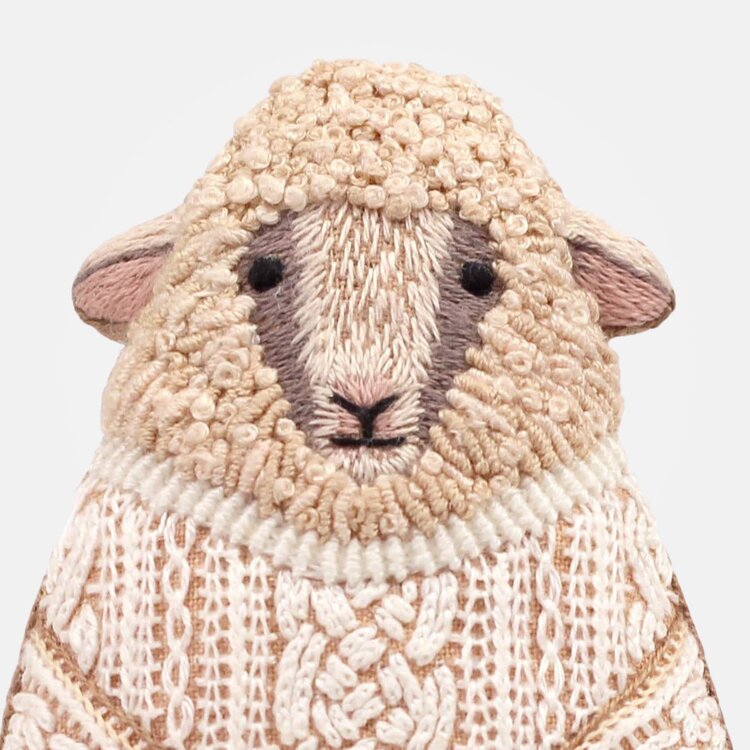 Kiriki Press Sheep Embroidery Kit