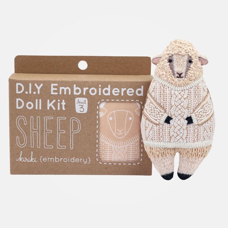 Kiriki Press Sheep Embroidery Kit