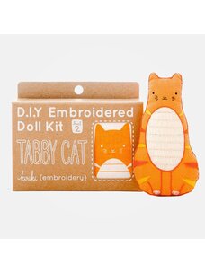 Kiriki Press Tabby Cat Embroidery Kit