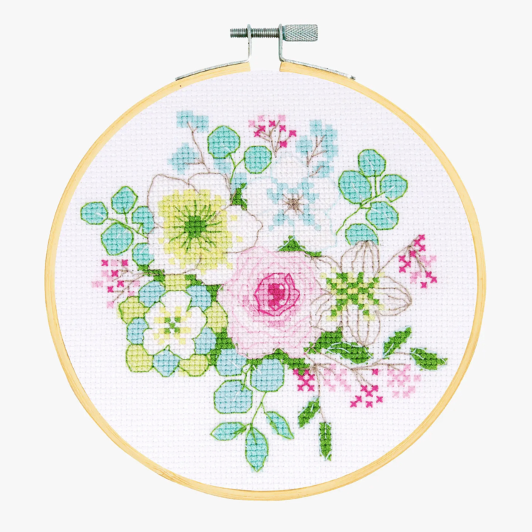 DMC Winter Bouquet Cross Stitch Kit