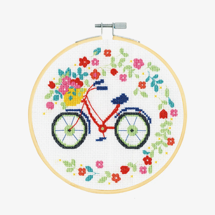 DMC Bicycle Cross Stitch Kit