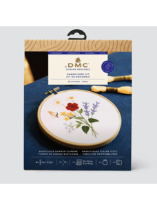DMC Sumptuous Summer Flowers Embroidery Kit