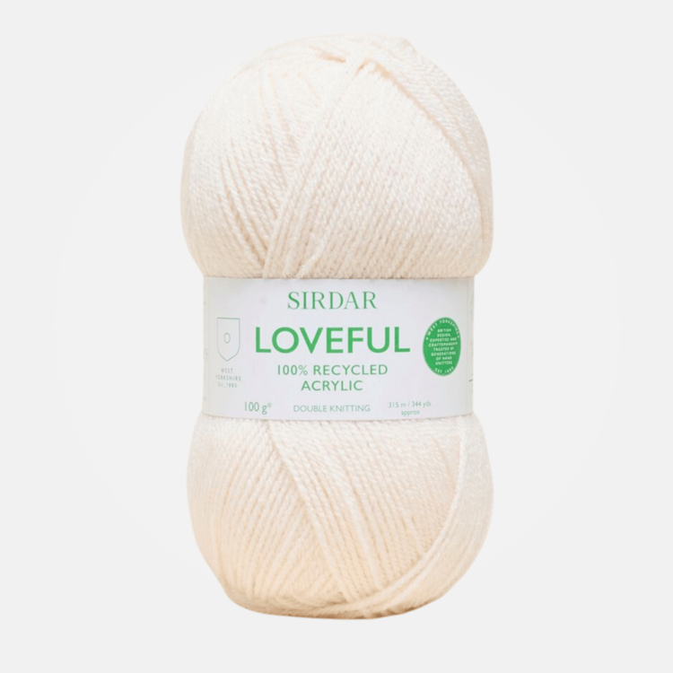 Sirdar Loveful Recycled Acrylic | 100 (Stone)