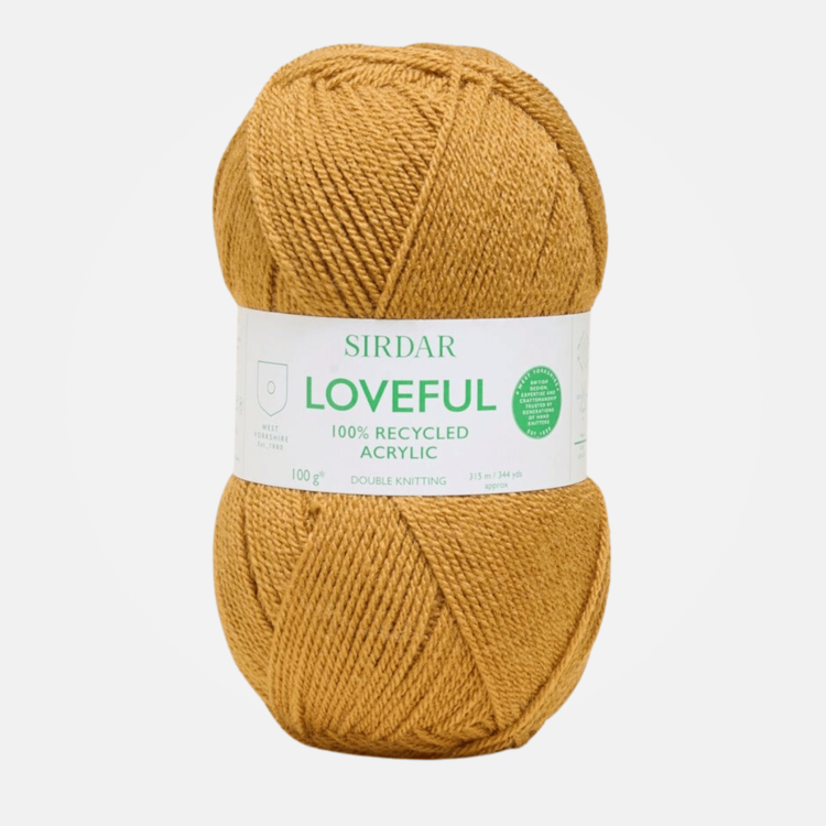 Sirdar Loveful Recycled Acrylic | 105 (Ochre)