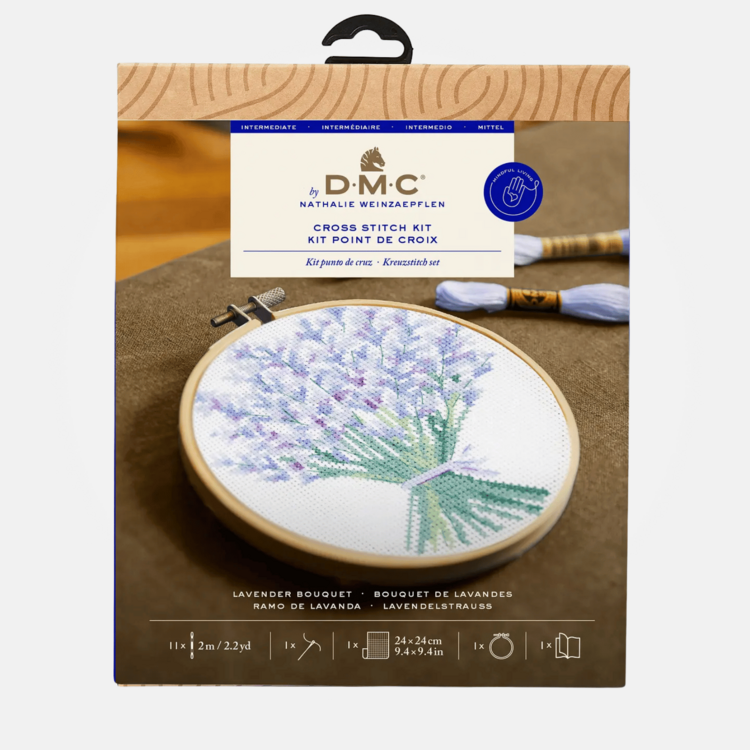 DMC Lavender Cross Stitch Kit