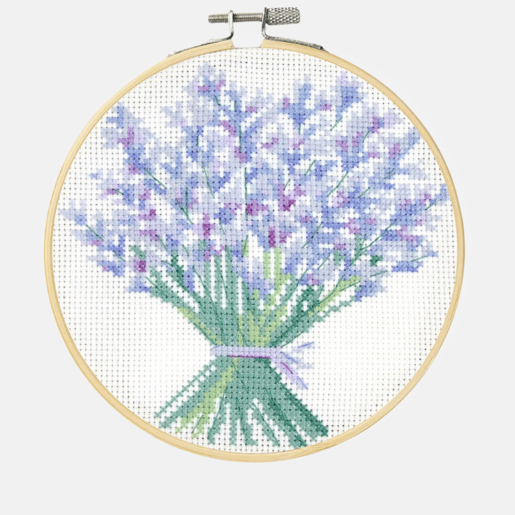 DMC Lavender Cross Stitch Kit