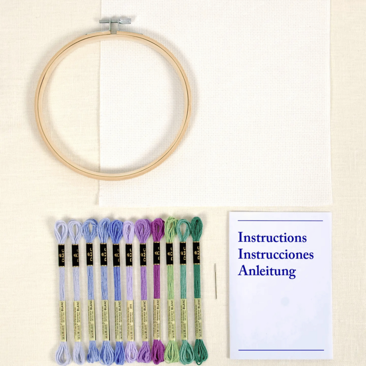 DMC Lavender Cross Stitch Kit