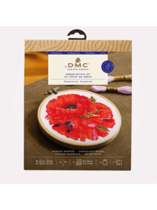 DMC Scarlet Poppies Cross Stitch Kit