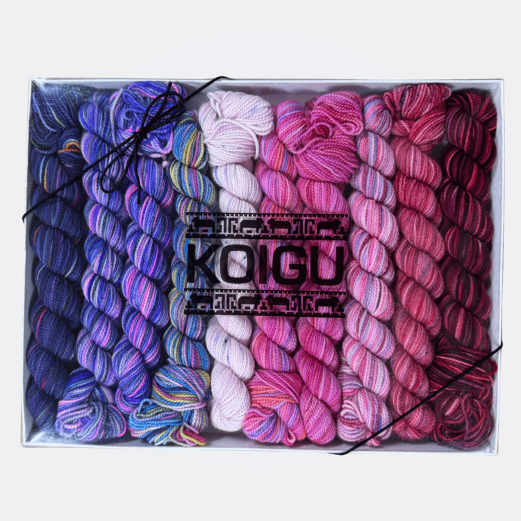 Koigu KPPPM Pencil Box Set | Forest Fruits Venation