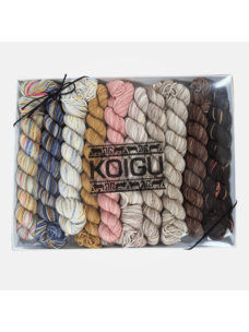 Koigu KPPPM Pencil Box Set | Latte Venation