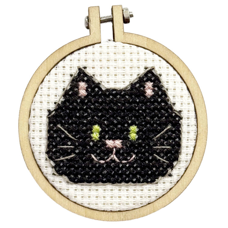 The Crafty Kit Company You're Purr-Fectly Wonderful! Mini Matchbox Cross Stitch Kit