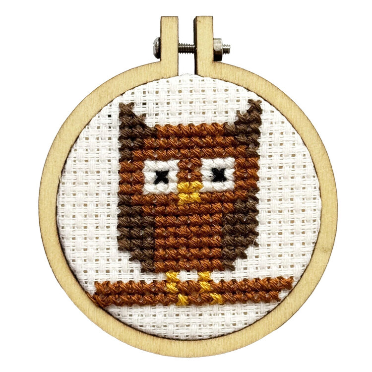 The Crafty Kit Company 'Owl You Need is Love!' Mini Matchbox Cross Stitch Kit