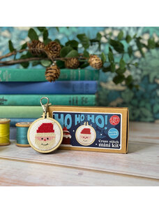 The Crafty Kit Company Santa Mini Matchbox Cross Stitch Kit