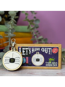 The Crafty Kit Company 'Let's Hang Out!' Mini Matchbox Cross Stitch Kit