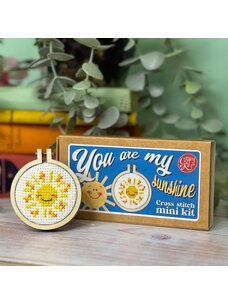 The Crafty Kit Company 'You are my Sunshine!' Mini Matchbox Cross Stitch Kit