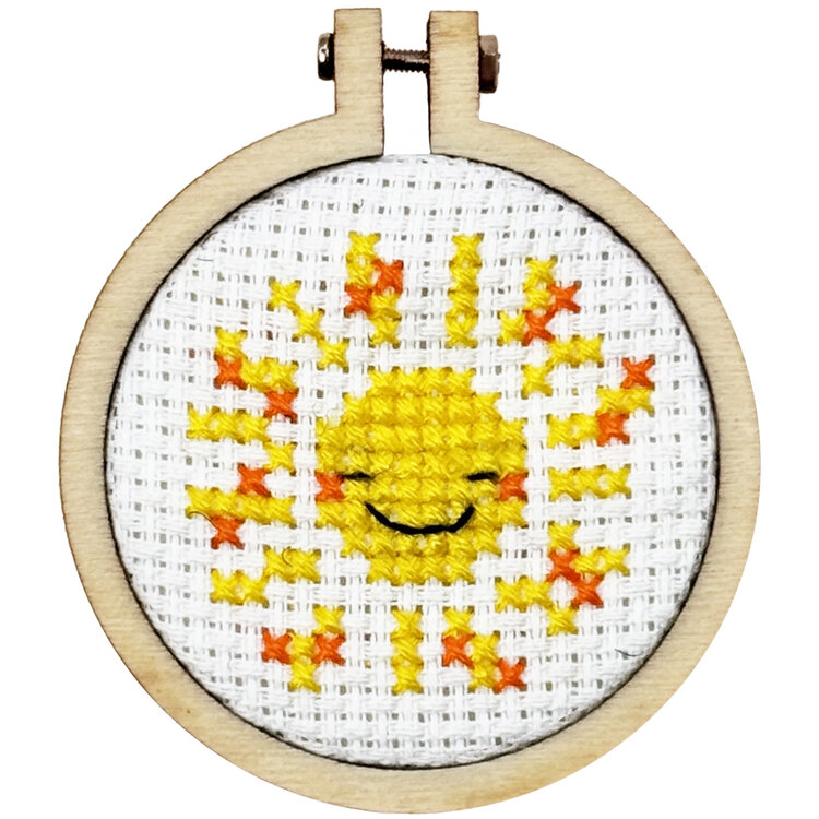 The Crafty Kit Company 'You are my Sunshine!' Mini Matchbox Cross Stitch Kit
