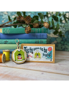 The Crafty Kit Company Christmas Jumper Mini Matchbox Cross Stitch Kit