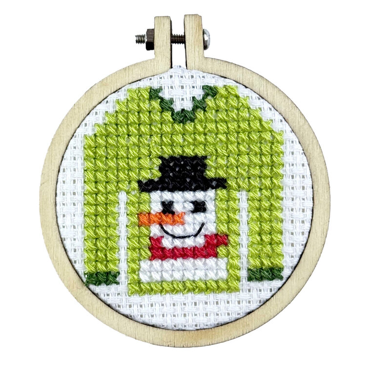 The Crafty Kit Company Christmas Jumper Mini Matchbox Cross Stitch Kit