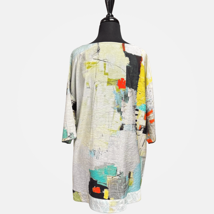 3 Potato Clothing Abstract Multi Tunic