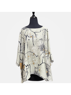 3 Potato Clothing Cat Butterfly Top