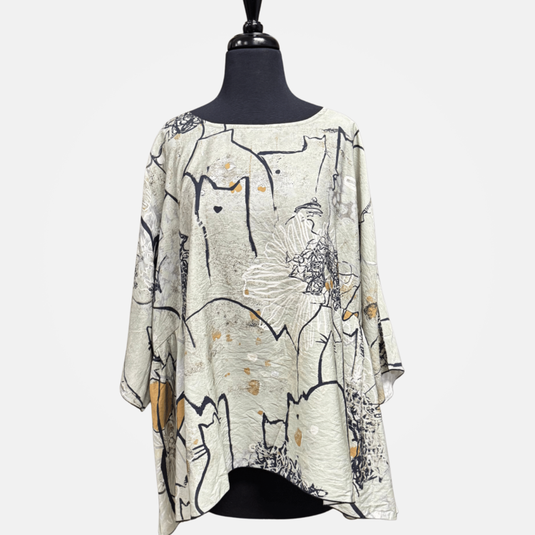 3 Potato Clothing Cat Butterfly Top