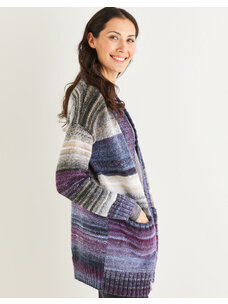 Sirdar Women's Wide Rib Cardigan