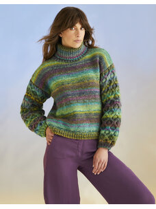 Sirdar Kelp Sleeve Sweater & Scarf