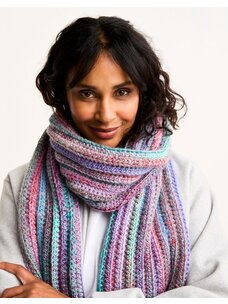 Sirdar Rich Seam Crochet Scarf