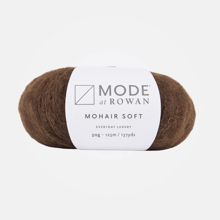 MODE at Rowan Mohair Soft | 10202 (Chocolate)
