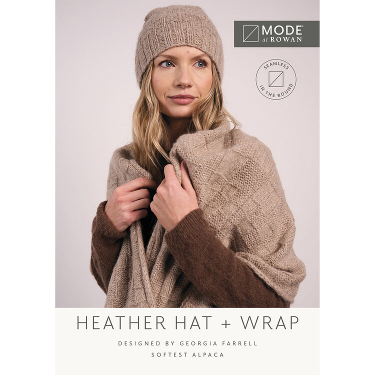 MODE at Rowan Heather Hat & Wrap