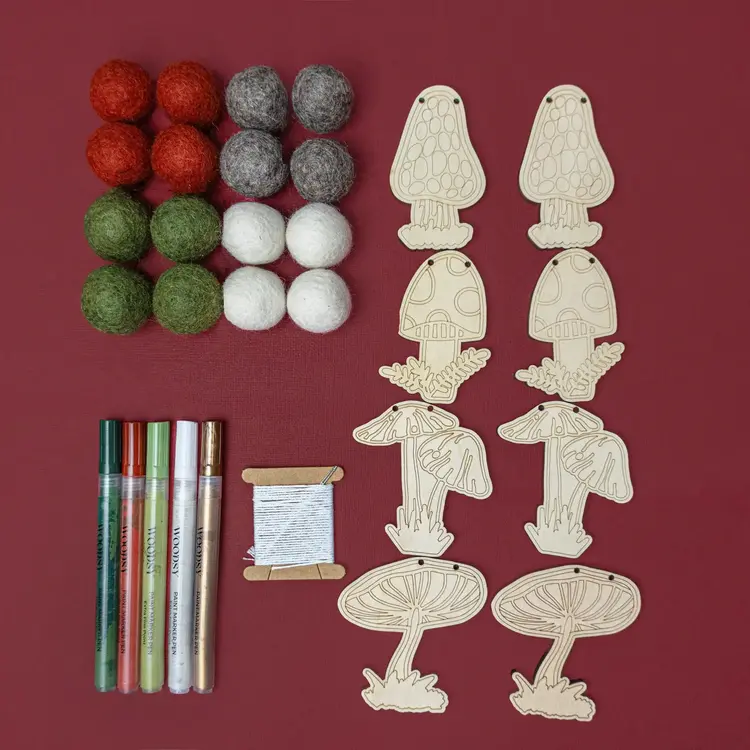 Woodsy Craft Co. Mushroom DIY Craft Kit