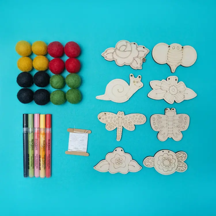 Woodsy Craft Co. Mary's Garden DIY Craft Kit