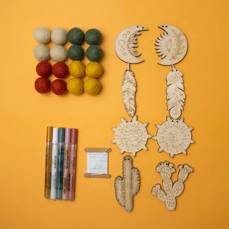 Woodsy Craft Co. Boho DIY Craft Kit