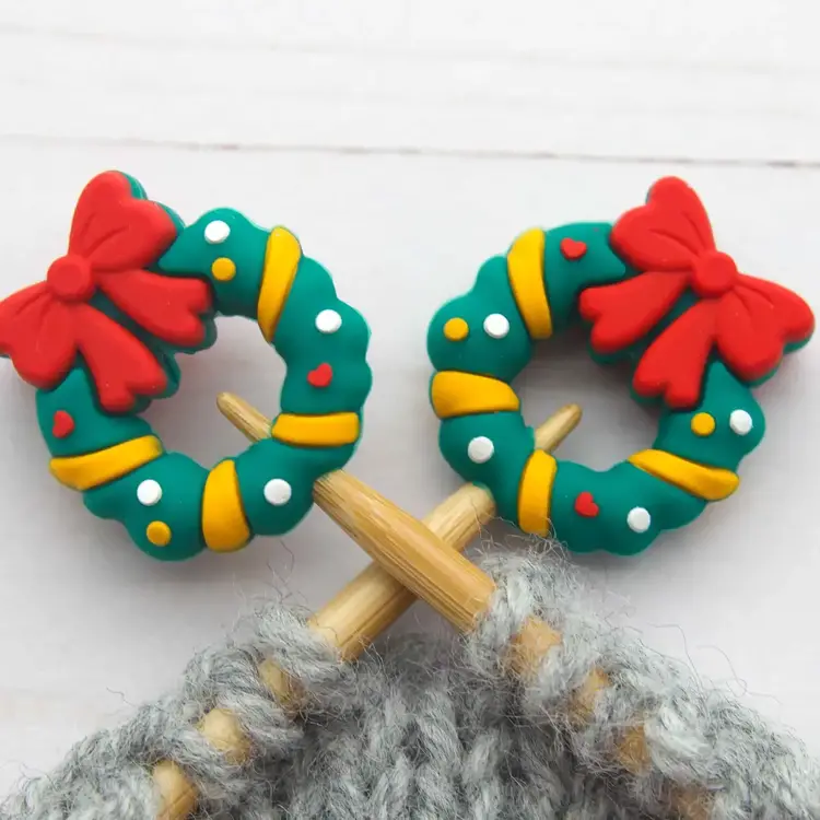 Fox & Pine Stitches Christmas Wreath Stitch Stoppers