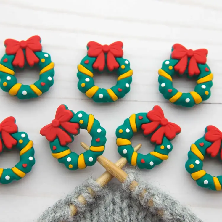 Fox & Pine Stitches Christmas Wreath Stitch Stoppers