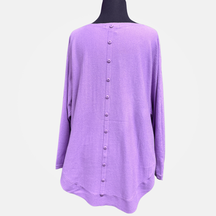 Tempo Paris Front Pockets Sweater (Lavender)