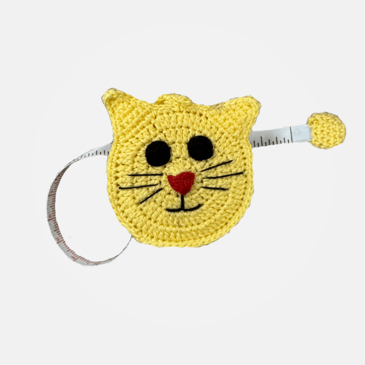 Cat Tape Measure (Yellow)